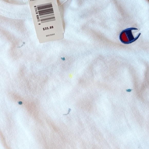 Champion Other - ♥️💖 Champion Heritage SS Tee Paint Splatter Vintage Men’s Size Small NWT